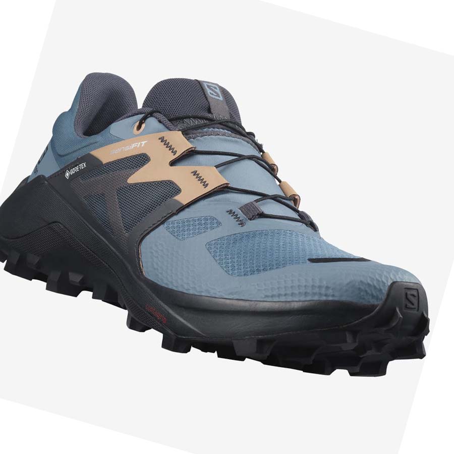 Salomon WILDCROSS 2 GORE-TEX Trail Futócipő Női Kék | HU 2856XYU